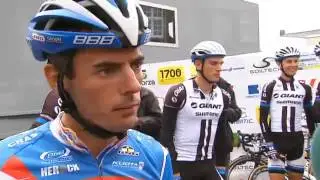 Omloop van het Houtland 2014 Interview Bjorn Leukemans [Sporza]