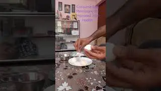 #Shorts. #Eat egg membrane #by Nonvegetarians and eggetarians#for joint health :  