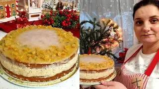 Prăjitură cu cremă de migdale și faina fara gluten de la Angi ❤️🇷🇴
