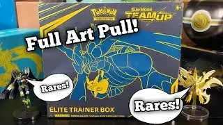 Pokemon Team Up Elite Trainer Box Opening! (Full Art Pull!)