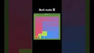 Snake game skull mode 🏆 #waitforend #games #snakegame #satisfying #skull