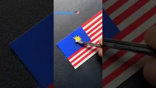 Malaysia 🇲🇾 flag drawing | Wait for the final result | #shorts #malaysia