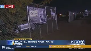 VIDEO: Police: Man threatening to shoot people outside haunted house causes standoff