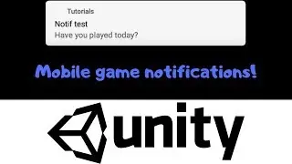 (Deprecated)How to make android mobile notifications with unity notofication system!