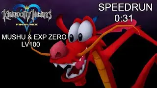KH FM [Proud Mode] Ansem 1 Speedrun 0:31 Mushu & EXP Zero LV 100