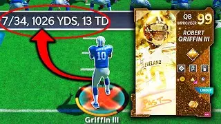 Throwing For 1,000 YARDS With Golden Ticket RG3!