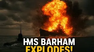 HMS Barham Explodes &ndash; Sunk by German Submarine U-331 in 1941