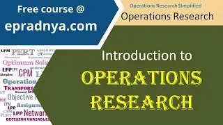 What is Operations Research | Introduction to Operations Research