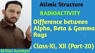 Difference between|Alpha,Beta and Gamma Rays| class XI and XII Urdu Hindhi ( part-20) Radioactivity