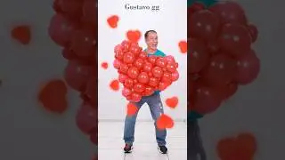 💖 Watch This Stunning 3D Balloon Heart Come to Life! 💖 Gustavo gg