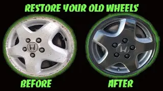 How To Restore Old Honda Wheels To Like New Condition Again