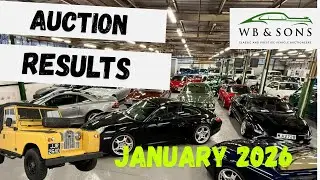 January Auction Results! - WB & Sons Classic Car Auction