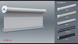 Aluminium No-Sew Bottom Bar from Eclipse Blinds