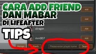 CARA ADD FRIEND & MABAR DI GAME LIFE AFTER | LIFEAFTER INDONESIA