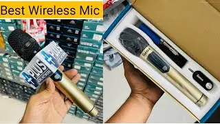 Best News Reporter Wireless Microphone For Mobile Phone & DSLR | Neffica Wireless Mic