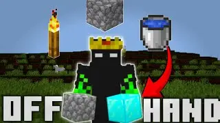 Java off hand addon MCPE 1.21 🔥| Java offhand slot mcpe 1.21 | Java offhand mod for bedrock