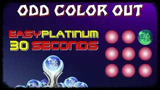 New EASY Platinum Game in 30 SECONDS | ODD COLOR OUT | Trophy Guide