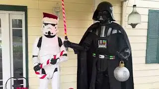 Home Depot Vader and Stormtrooper Animatronics Review - Christmas 2024