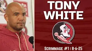 Tony White Press Conference | FSU Football Scrimmage #1 8-6-25 | Florida State Football | Warchant