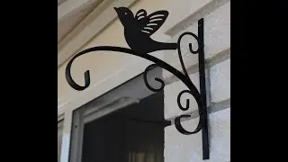 Cheap Hanging Basket Bracket Livarno Lidl. How to install black metal hanging basket brackets