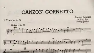 Canzon Cornetto / Samuel Scheidt