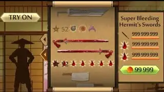 Shadow Fight 2 The Most Powerful Super Bleeding Hermit's Swords