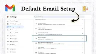 How to set Gmail as default email client (Primary Client)
