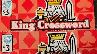 $3 King Crossword Illinois Lottery Scratch offs for 12/7/25