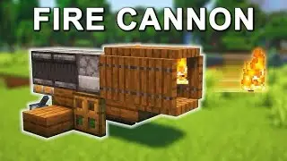 Minecraft FIRE CANNON vs MOBS &ndash; Ultimate 💥 #sehar #luckygameplay 