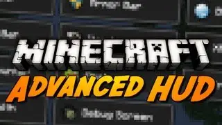 Обзор мода Minecraft: РАСШИРЕННЫЙ HUD-МОД! (Измените здоровье, сытость, броню, полосу опыта и многое другое!)