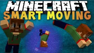 MINECRAFT SMART MOVING MOD {DIVING CLIMBING & MORE! } MOD SHOWCASE!