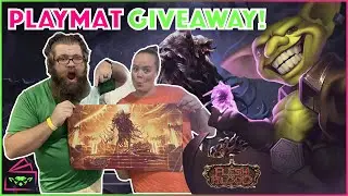 Giving Away a Flesh and Blood Regicide Playmat Signed by James White!