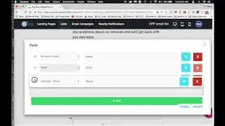 Nearby platform setup contact list