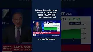 Delayed September jobs report shows U.S. economy added 119,000 jobs, more than expected