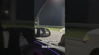 Stock BMW X3M vs Stock Trackhawk