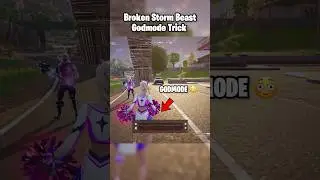 BROKEN Godmode Trick with Storm Beast Mythic #fortnite #fortniteclips