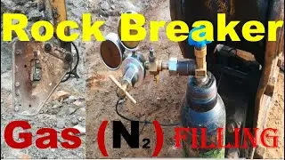 How to fill Gas (nitrogen)  to Rock Breaker 🪨💯