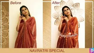 Navratri Picsart Photo Editing 2020 | Navratri Special Editing  | Picsart Tutorial | Quick Edit tip
