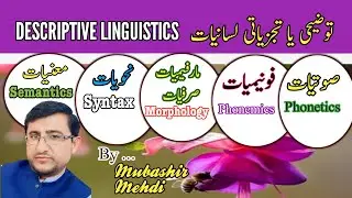 تجزیاتی لسانیات tajziati lisaniyat توضیحی tauzeehi lisaniat lisaniyaat صوتیات نحویات مارفیمیات معنیا