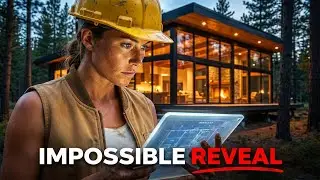 Built a $10M Glass Cabin in the Middle of Nowhere... (Step-by-Step)