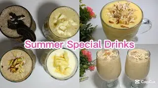 6 Healthy Milkshake Recipes | Summer Special Drinks | Garmi ki Special Drinks |