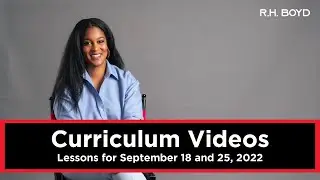 Lessons for September 18 and 25, 2022
