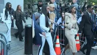 Sean Combs' children leave court after he's sentenced to jail | AFP