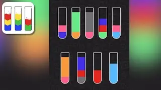 Water Sort Puzzle - Gameplay Showcase (iOS, Android)