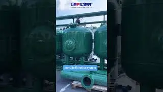 sand filter used for cooling tower circulating water filtration
