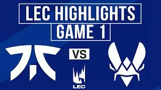 FNC vs VIT Highlights Game 1 | LEC Playoffs 2026 | Fnatic vs Team Vitality