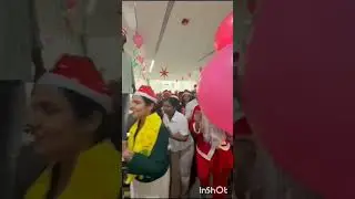#chirsmas celebration ata my brother office ✨🌲🌲