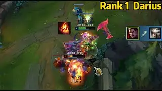 Rank 1 Darius: Ignite Darius is TOO STRONG! *Level 3 SOLO KILL*