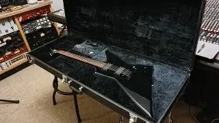 2003 ESP EX Standard Series Explorer Black Guitar Up Close Video Review at Essex Recording Studios