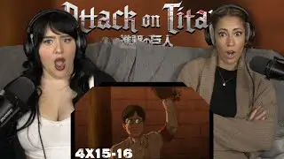 Attack on Titan 4x15-16 &ldquo;Sole Salvation&rdquo; & &ldquo;Above and Below&rdquo; | First Time Reaction